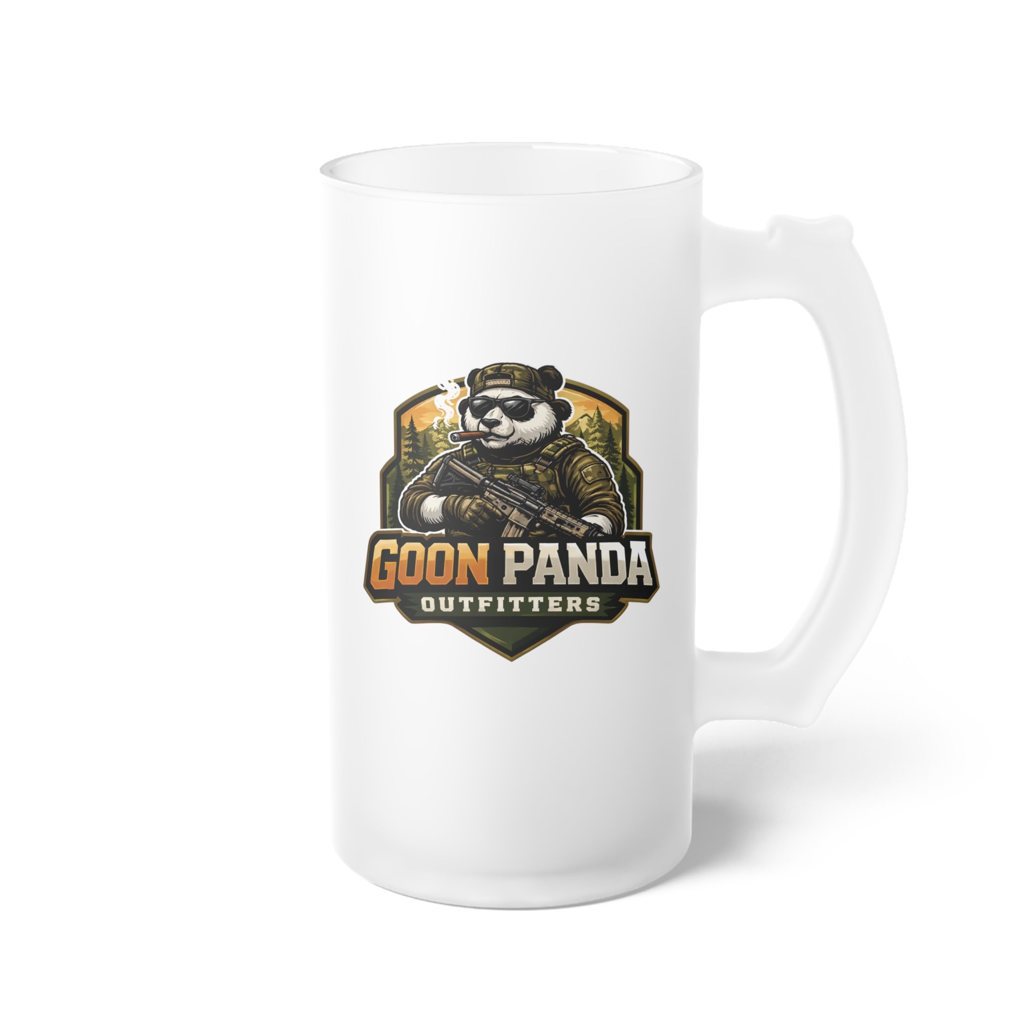 Frosted Glass Beer Mug