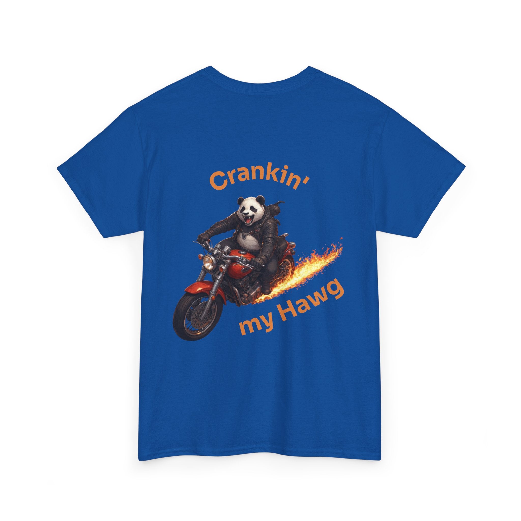 Crankin' My Hawg Panda Motorcycle T‑Shirt