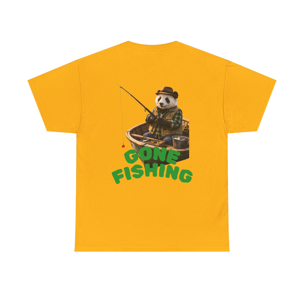 Gone Fishing Panda T-Shirt