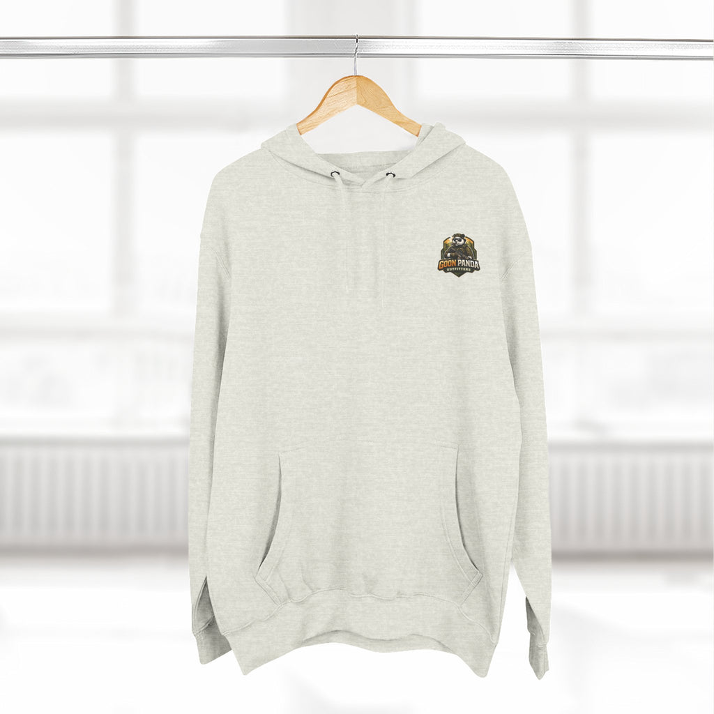 Drunk-ish Panda Hoodie — Funny Beer Lumberjack Animal Graphic Fleece Hoodie