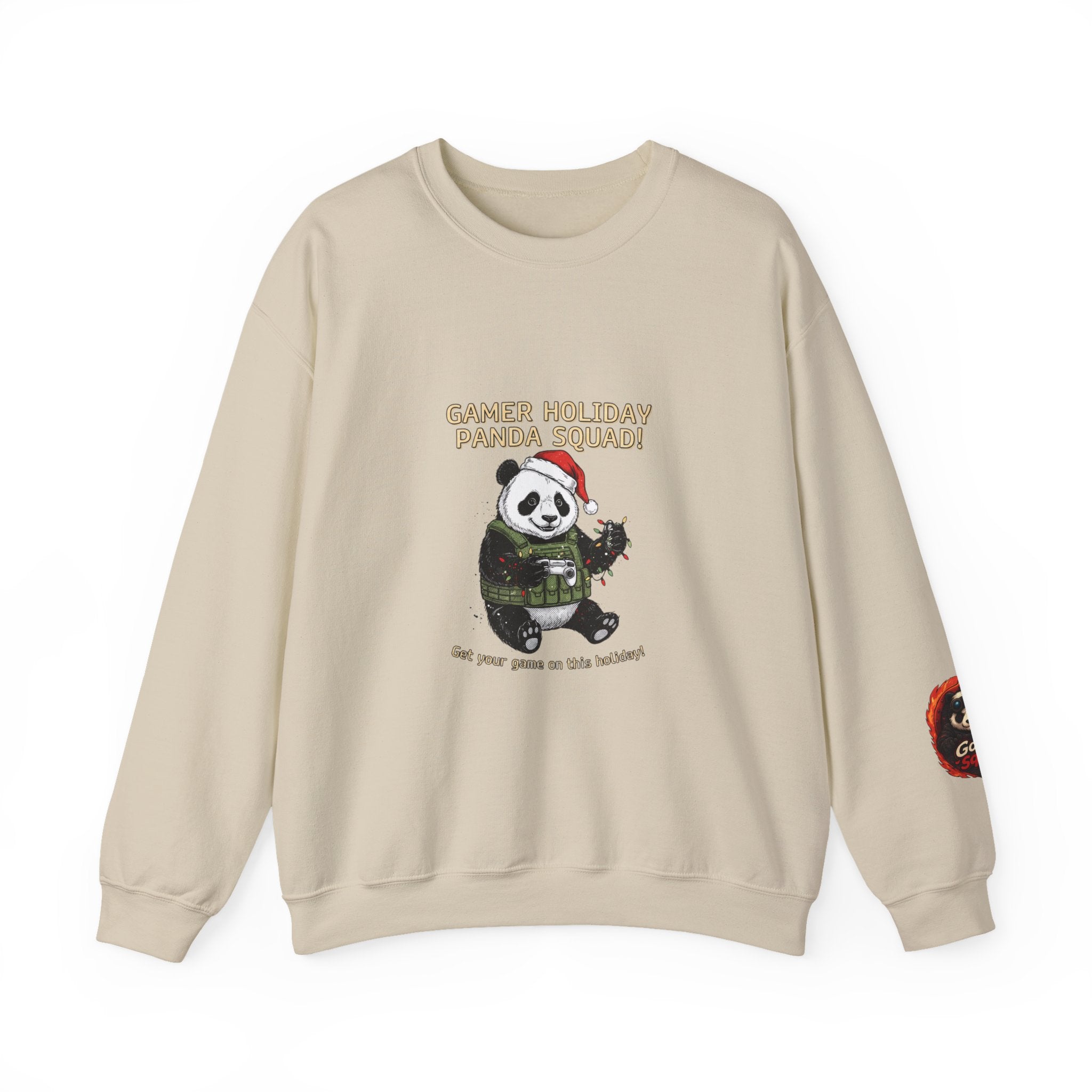 Gamer Holiday Panda Squad Sweatshirt | PC Gamer, Pixel Monospace Tech Tee