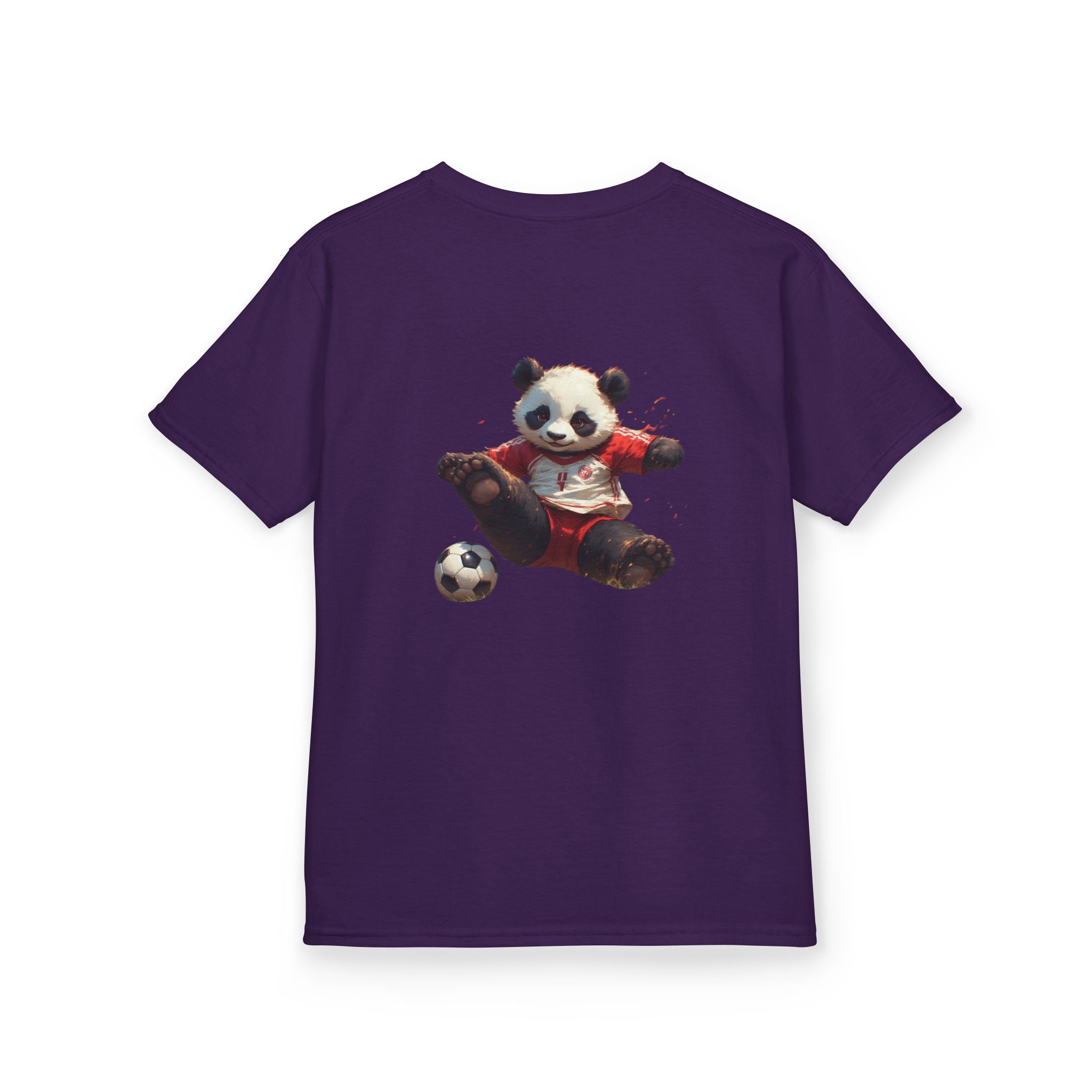 Kids Panda Soccer T‑Shirt — "Goon Panda Outfitters" Graphic Tee