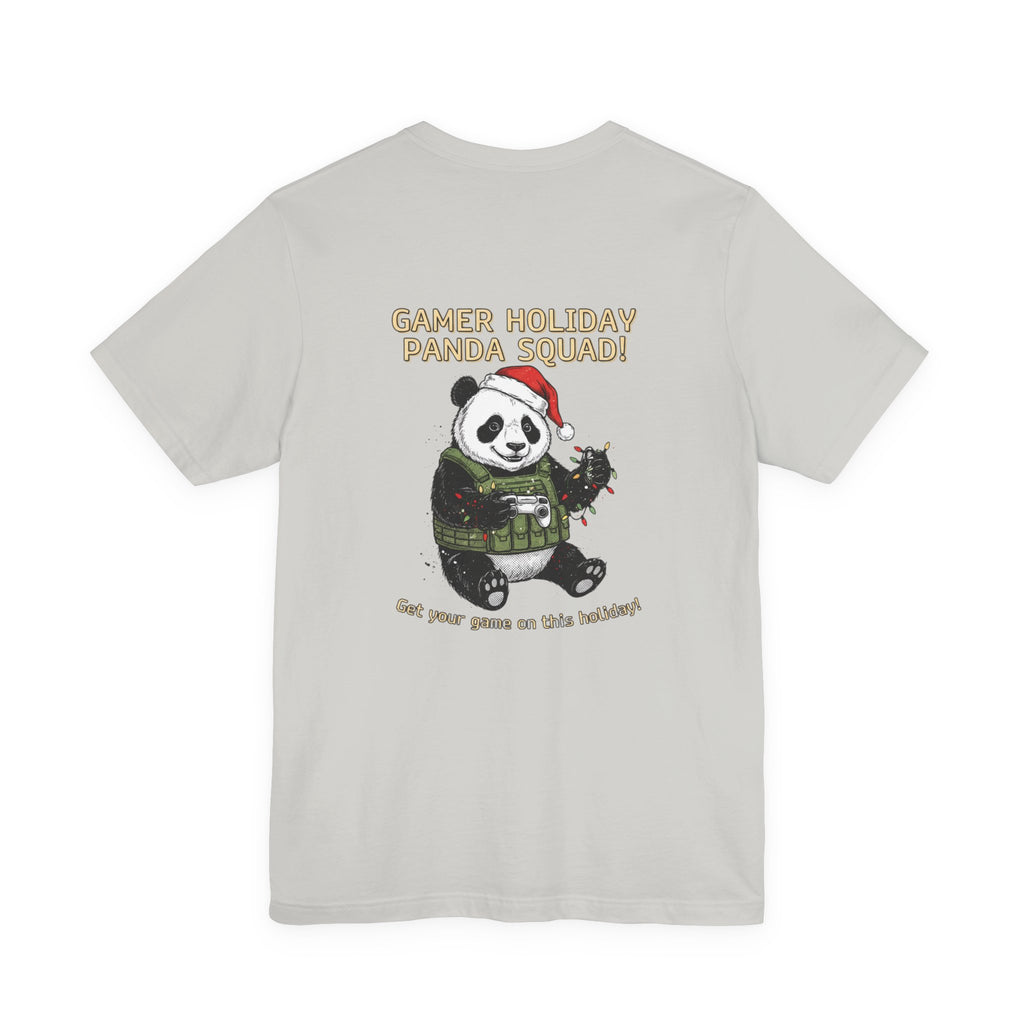 Gamer Holiday Panda Tee | gamer shirt, LAN party merch