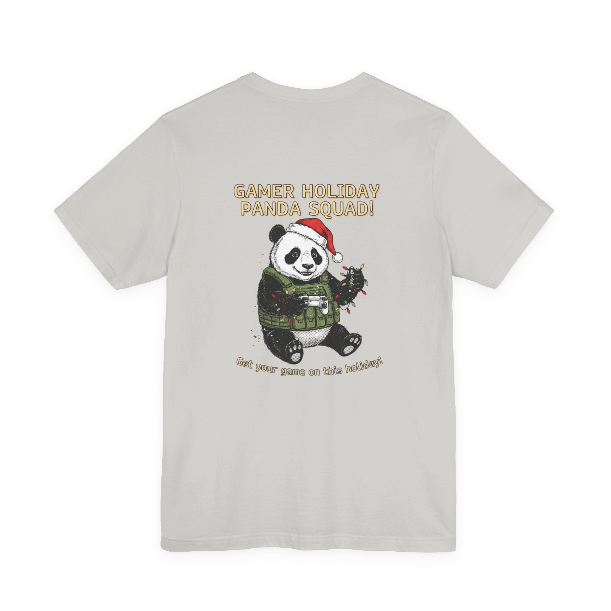 Gamer Holiday Panda Tee | gamer shirt, LAN party merch