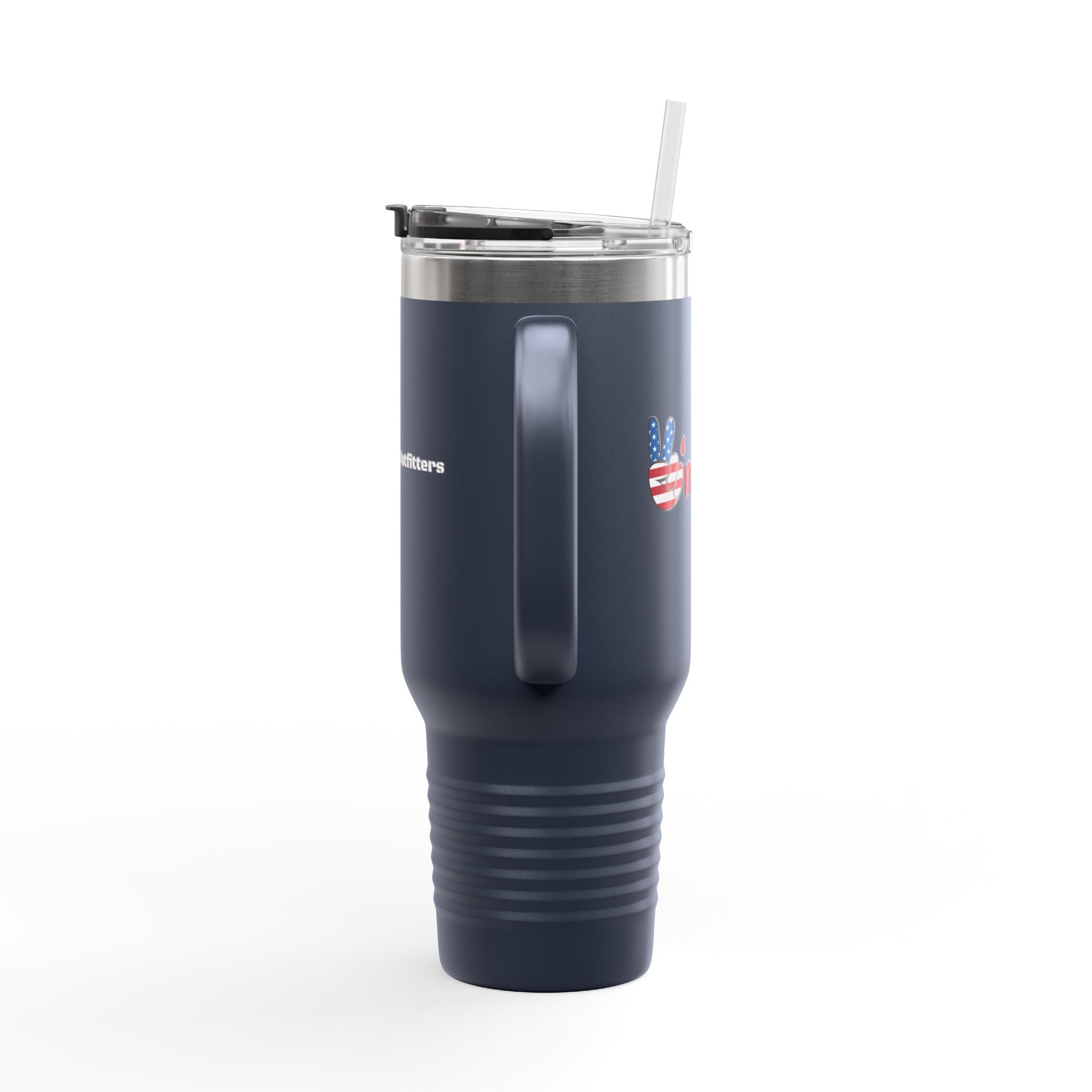 40oz Insulated Travel Mug - Goon Panda Outfitters Logo Stainless Tumbler