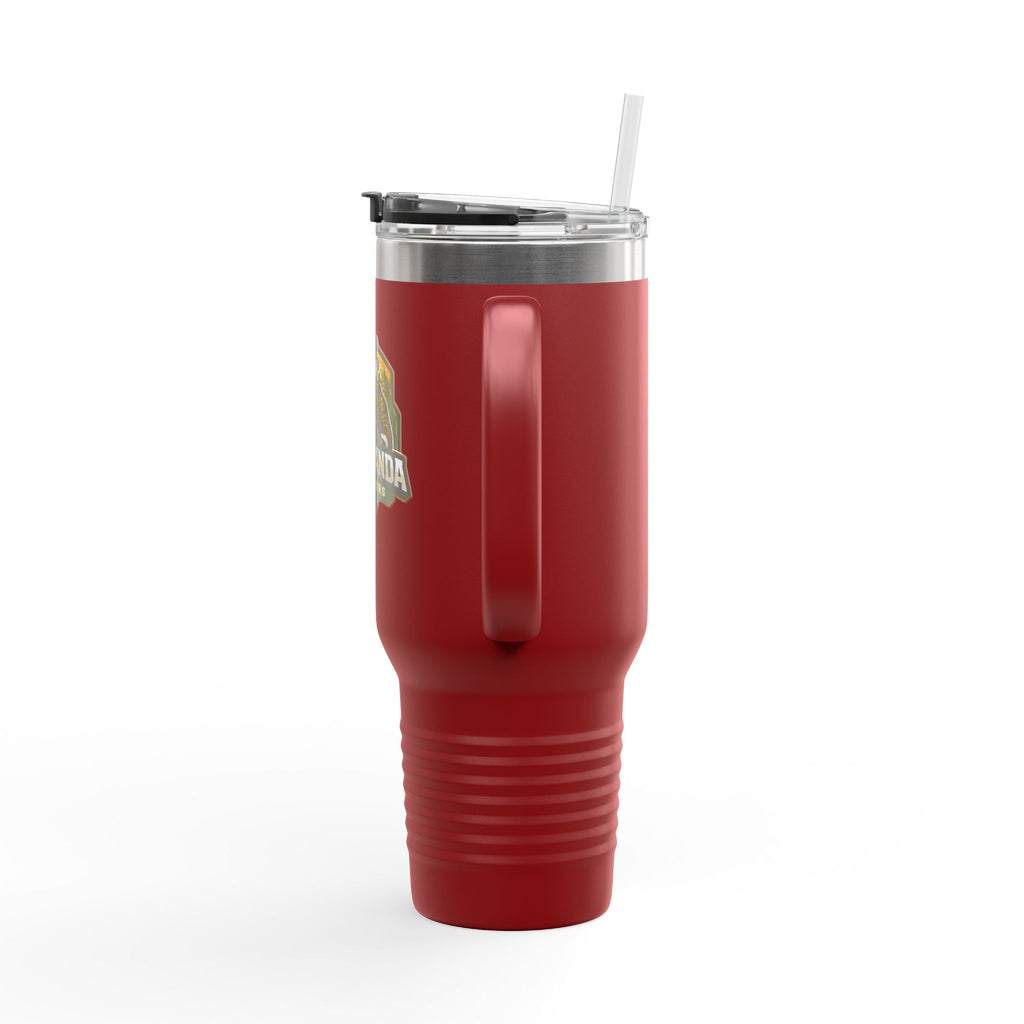 40oz Insulated Travel Mug — Adventurer Bear Design