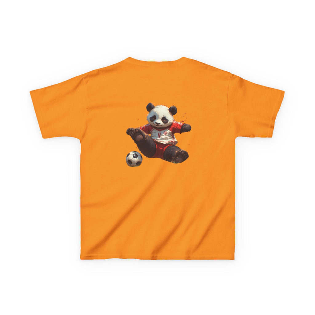 Kids Panda Soccer T‑Shirt — "Goon Panda Outfitters" Graphic Tee
