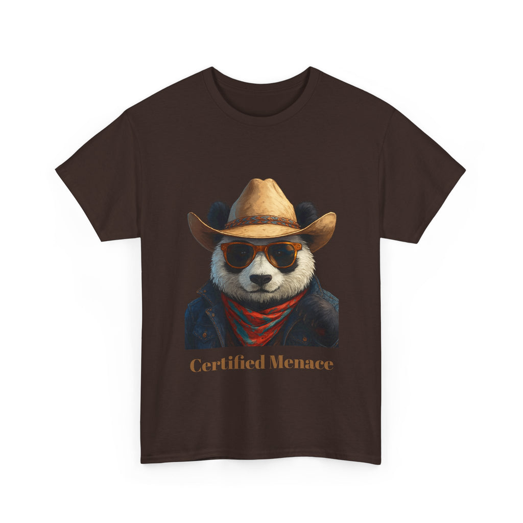 Certified Menace T-Shirt — 'Goon Panda Outfitters' Graphic Tee