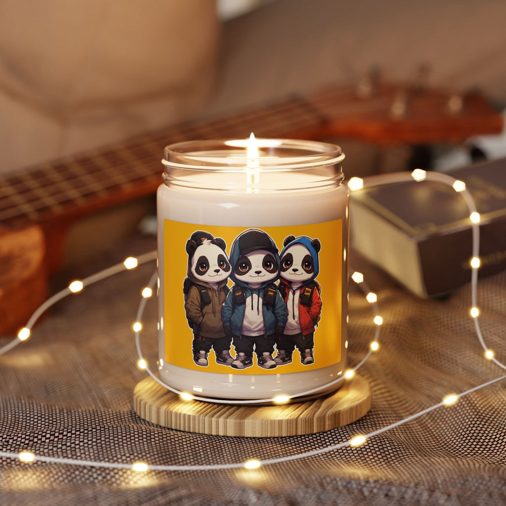 Panda Scented Soy Candle — 9oz Home Fragrance