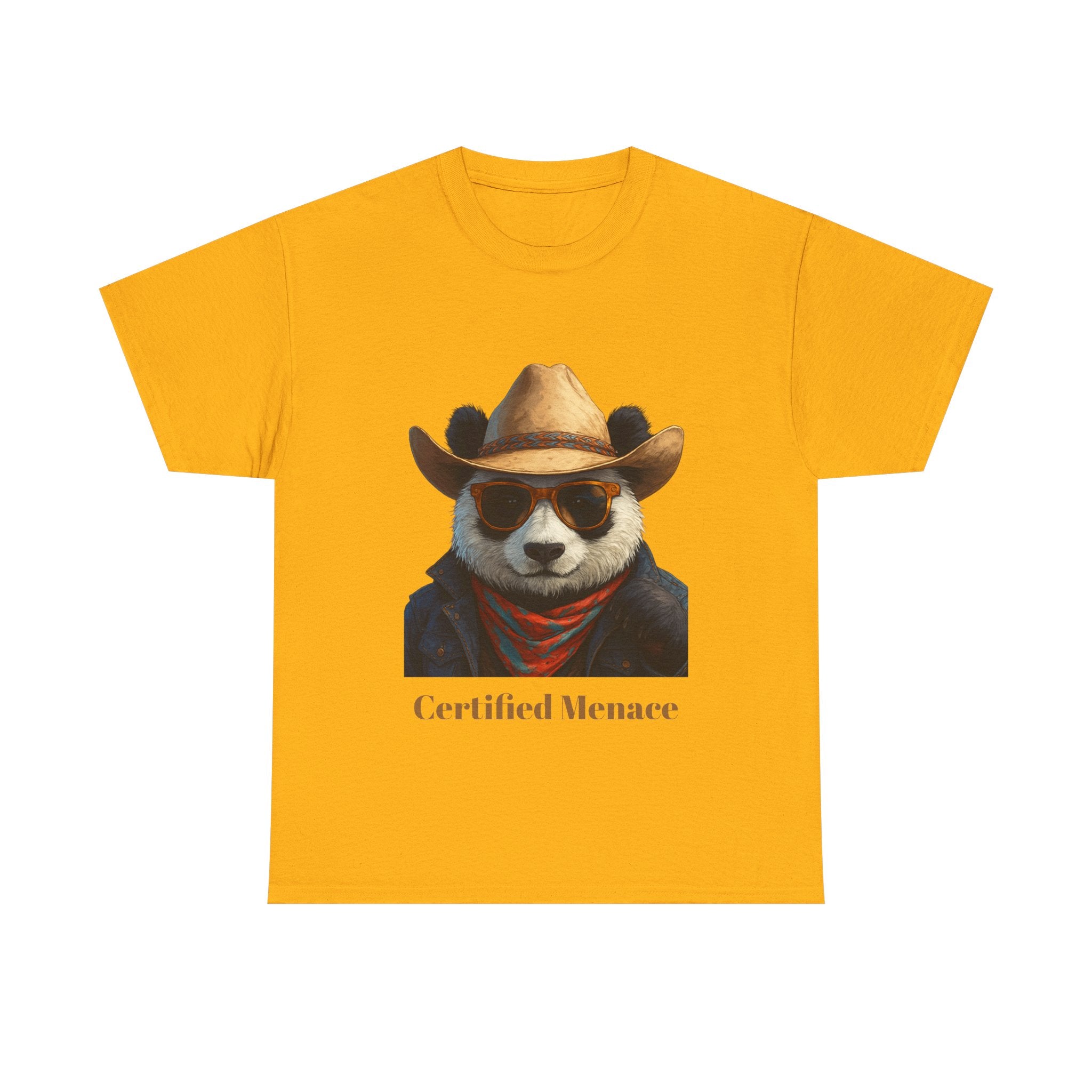 Certified Menace T-Shirt — 'Goon Panda Outfitters' Graphic Tee
