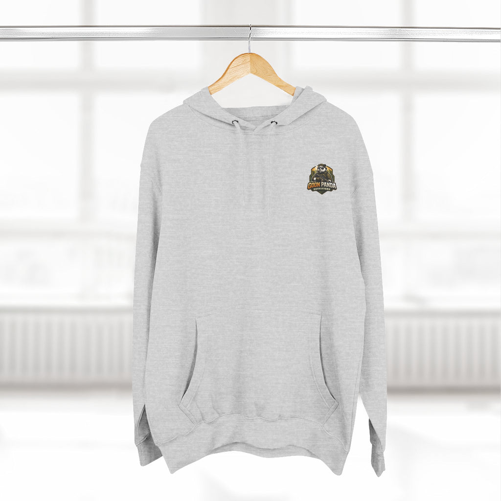 Drunk-ish Panda Hoodie — Funny Beer Lumberjack Animal Graphic Fleece Hoodie