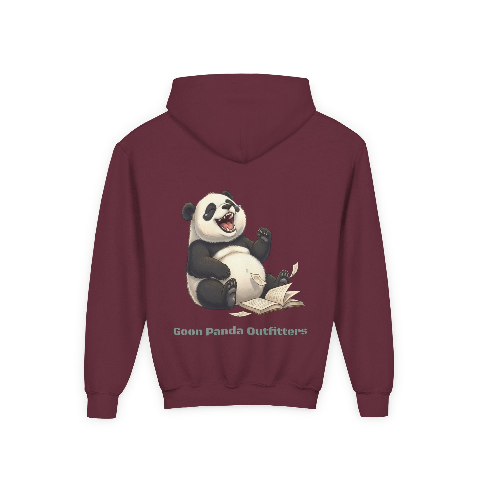 Panda Reading Youth Hoodie