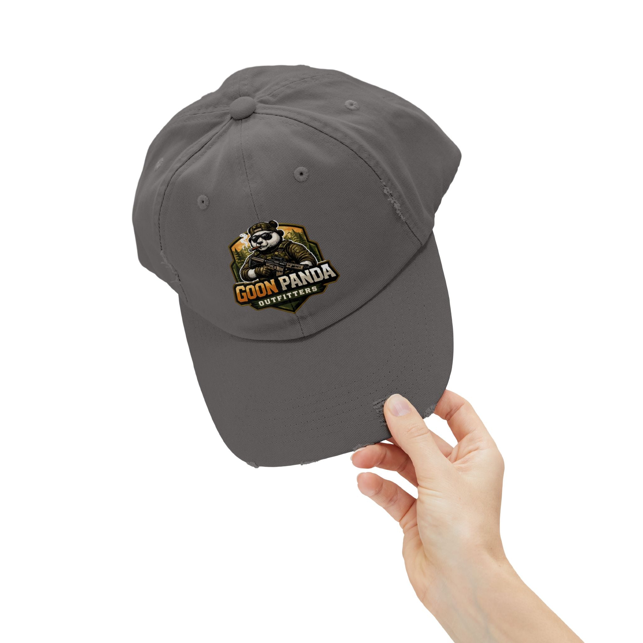 Goon Panda Outfitters Distressed Baseball Cap