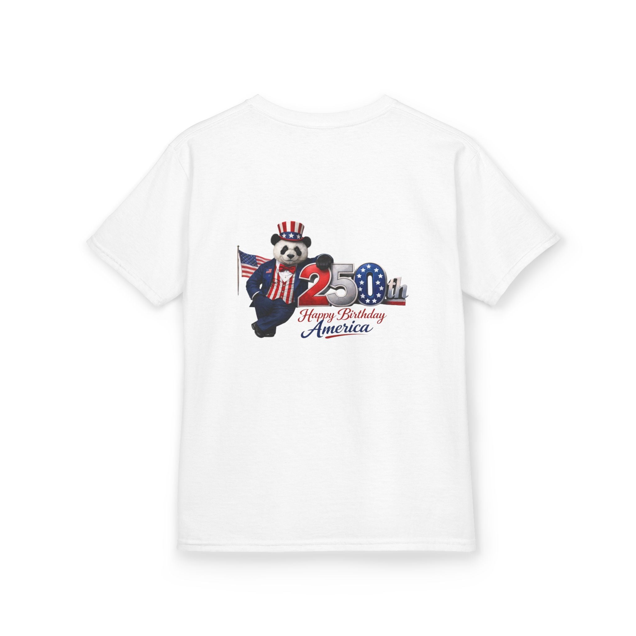 Kids Tee — "Goon Panda Outfitters" 250th Proudly Serving America Patriotic Shirt