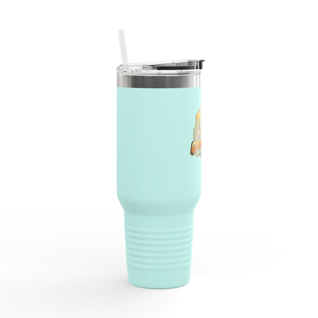 40oz Insulated Travel Mug — Adventurer Bear Design