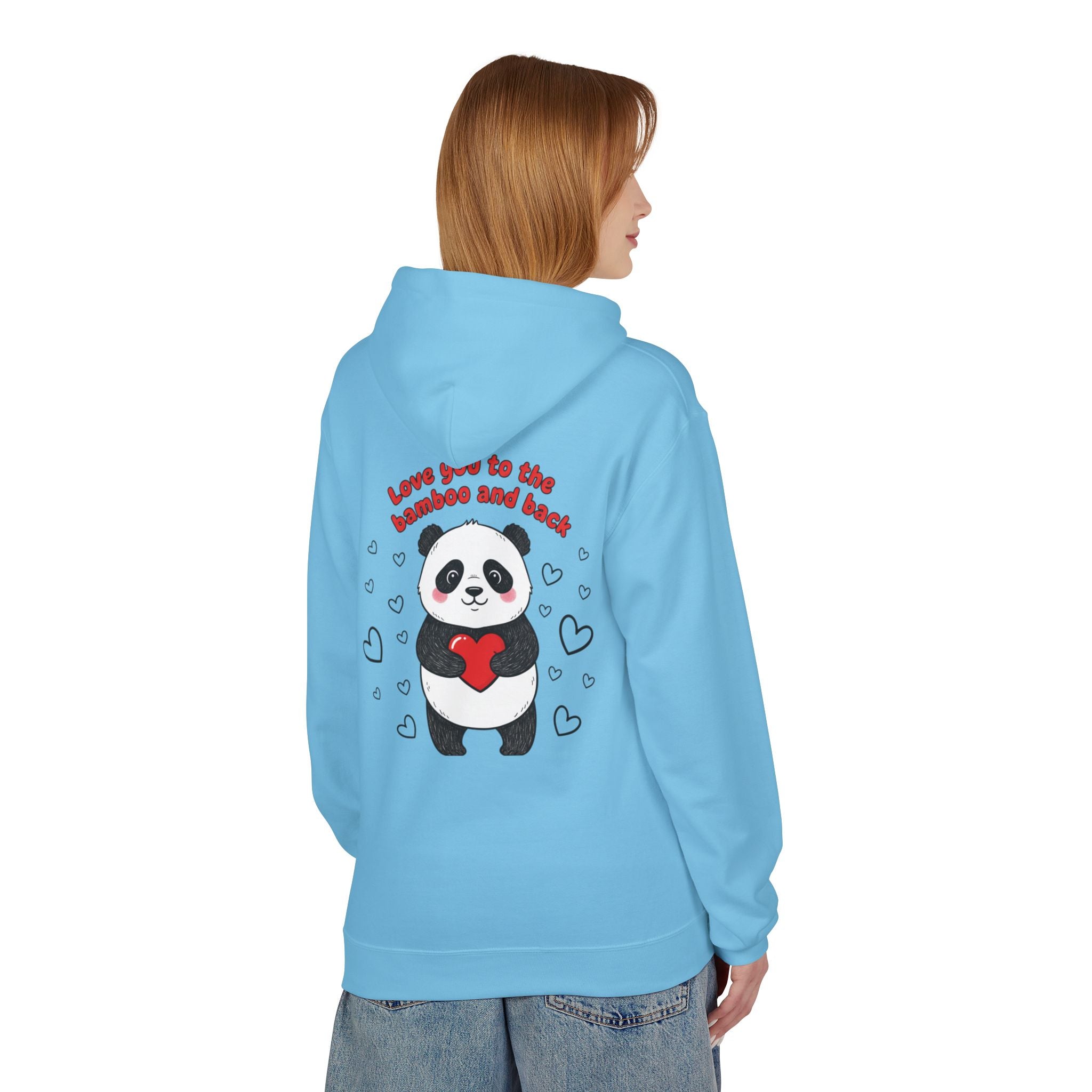 Valentine's Panda 'Love You to the Bamboo and Back' Hoodie