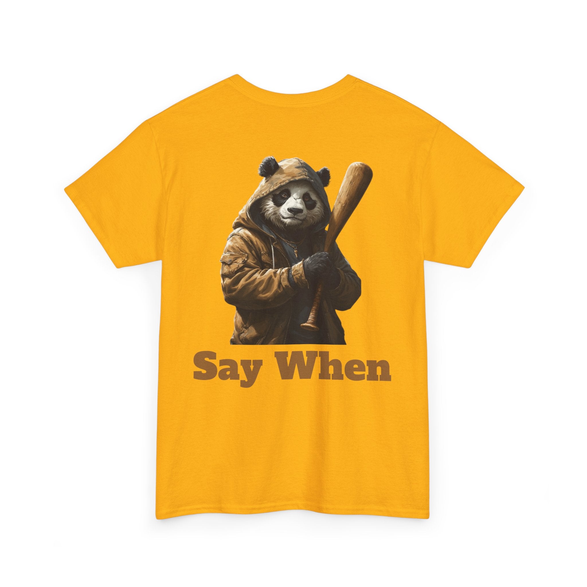 Say When Panda Tee Graphic T-Shirt