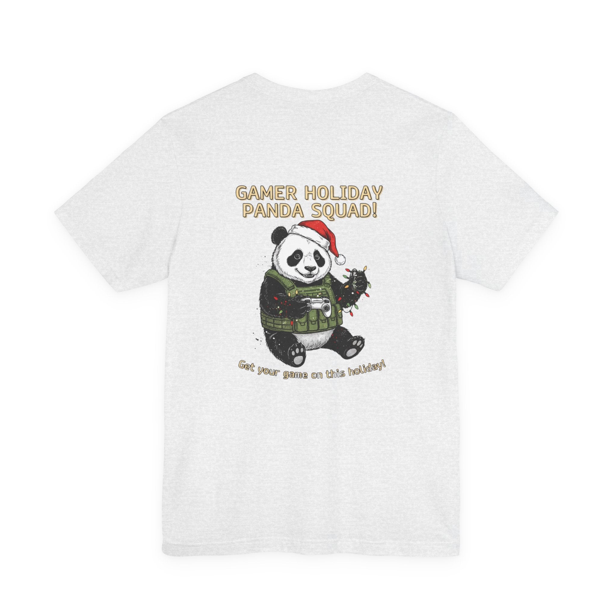 Gamer Holiday Panda Tee | gamer shirt, LAN party merch