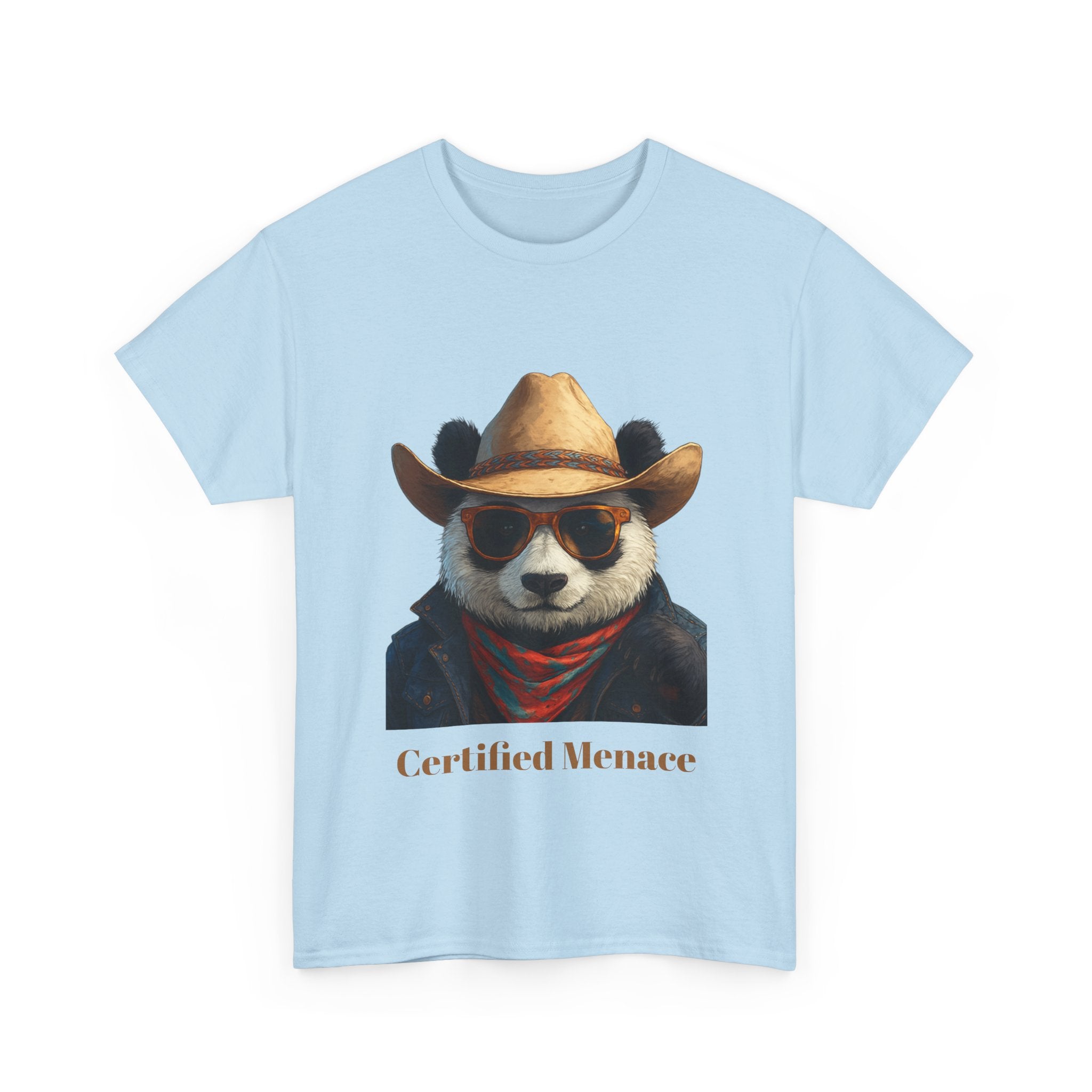 Certified Menace T-Shirt — 'Goon Panda Outfitters' Graphic Tee