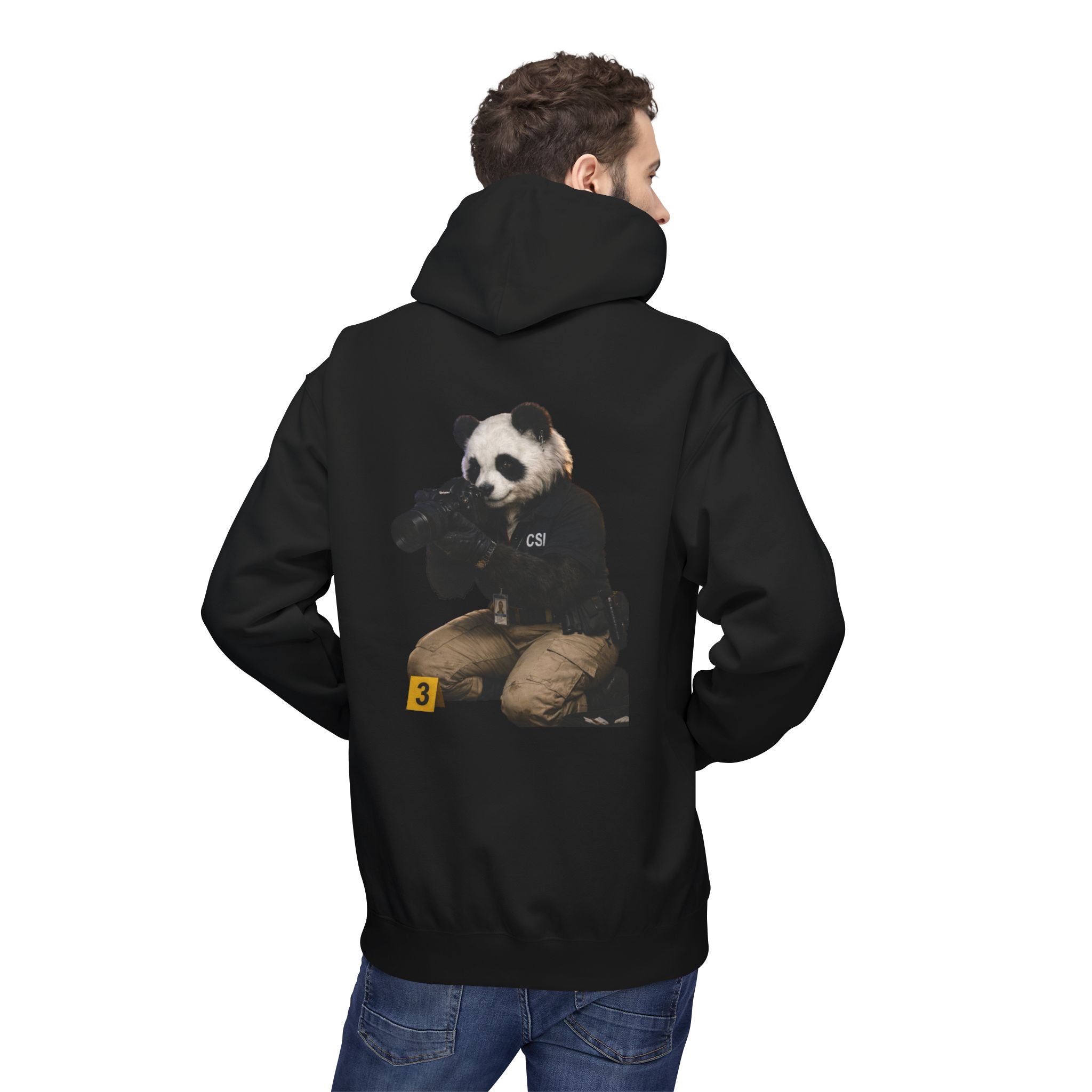 Panda CSI Hoodie — Cute Panda Graphic Pullover