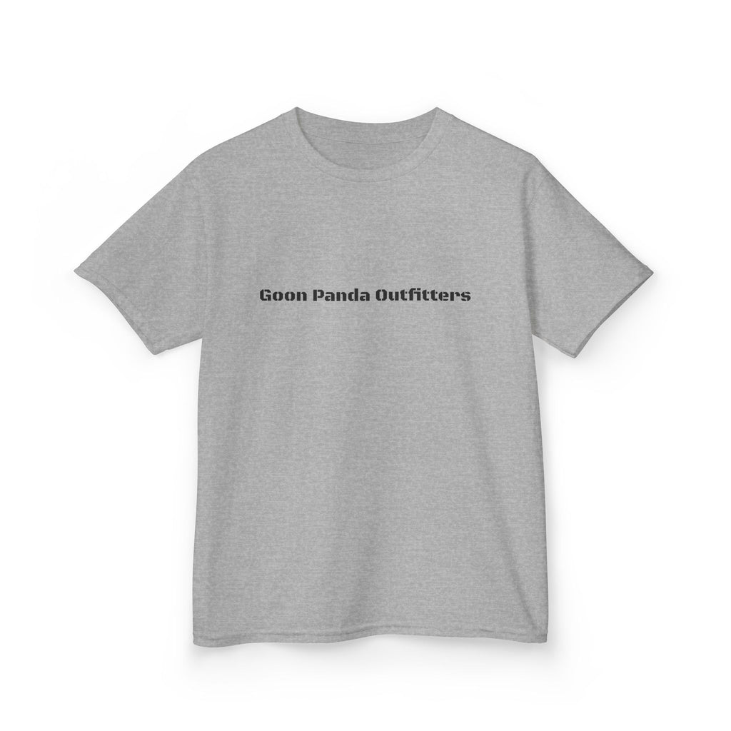 Kids Panda Soccer T‑Shirt — "Goon Panda Outfitters" Graphic Tee