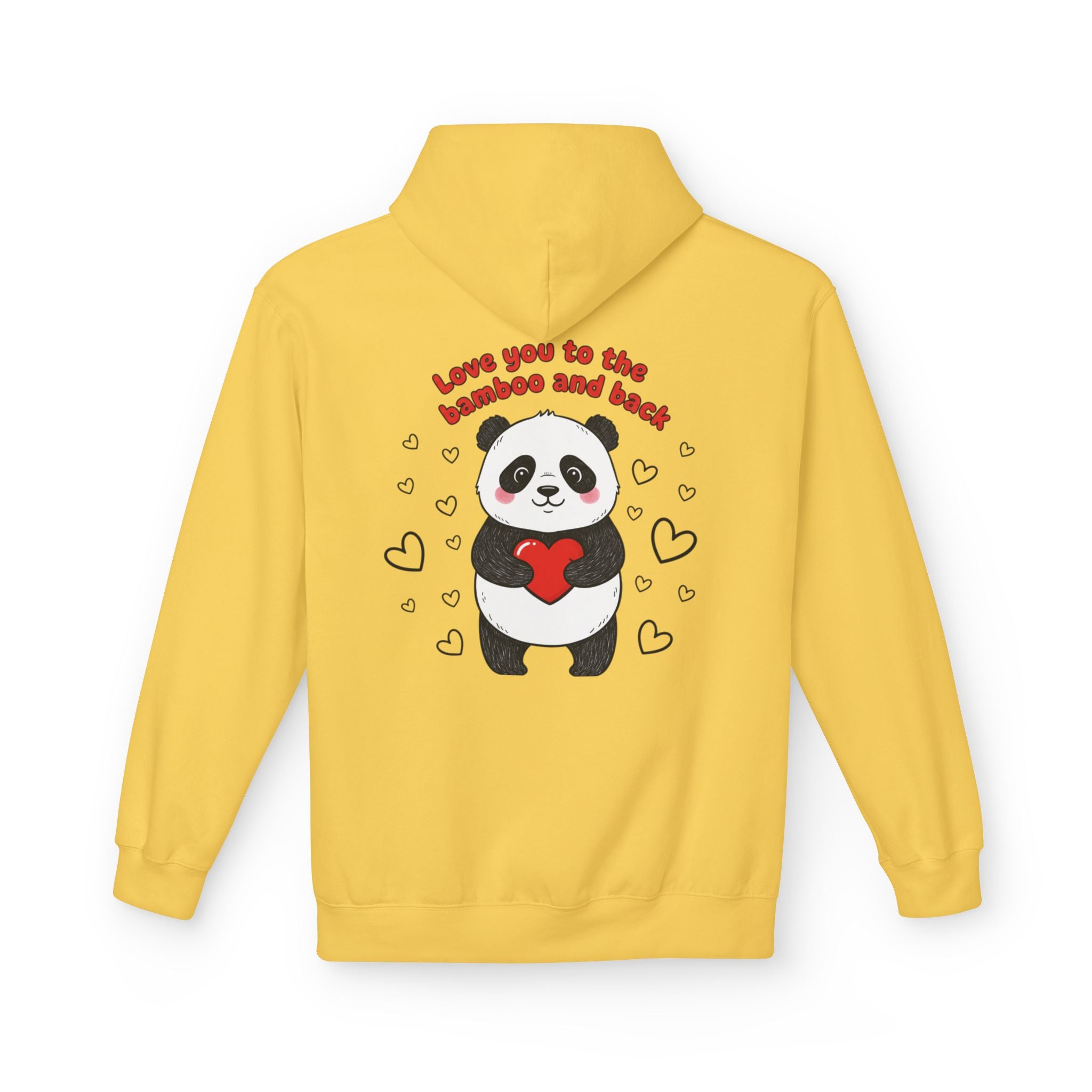 Valentine's Panda 'Love You to the Bamboo and Back' Hoodie