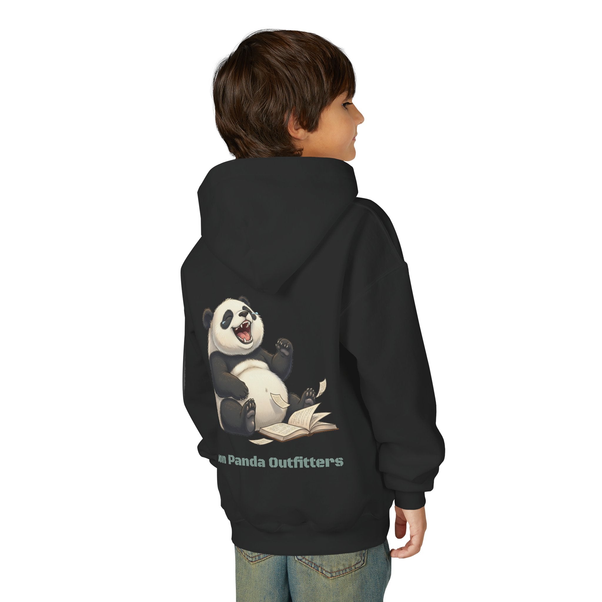 Panda Reading Youth Hoodie