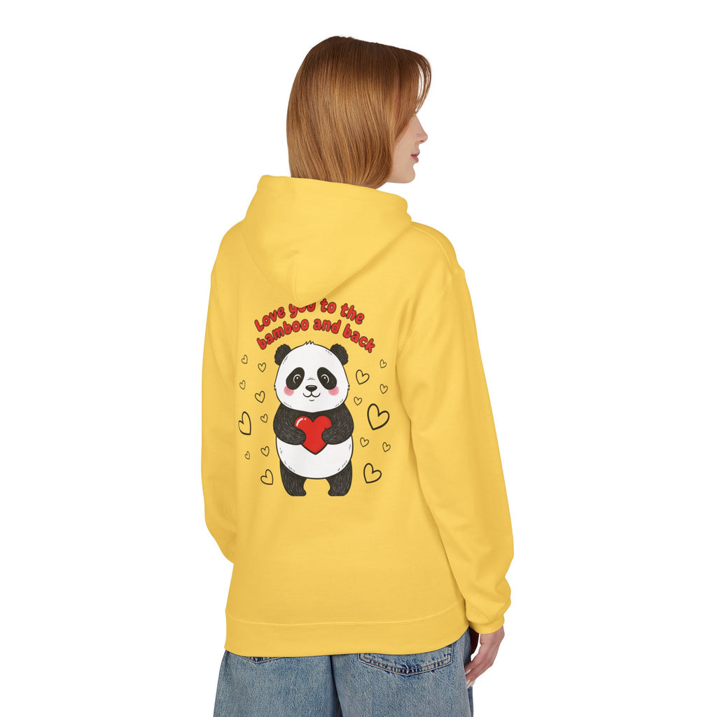 Valentine's Panda 'Love You to the Bamboo and Back' Hoodie