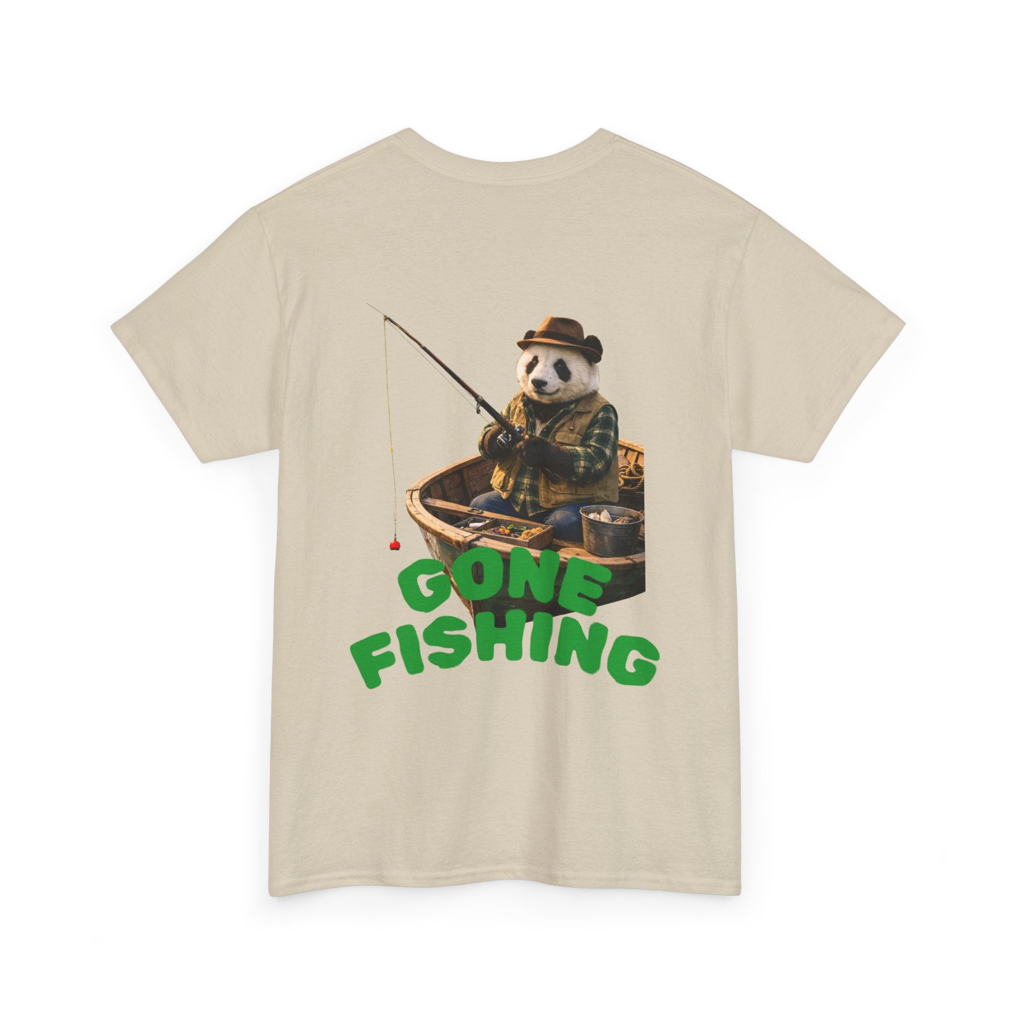 Gone Fishing Panda T-Shirt